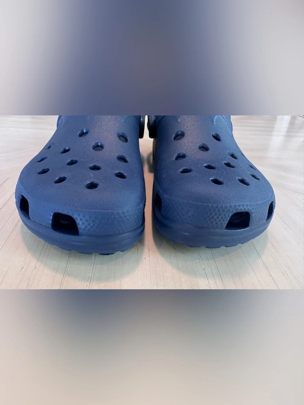Vintage OG Crocs Classic Clogs Navy Blue Original 100% Croslite- M8/9 W10/11